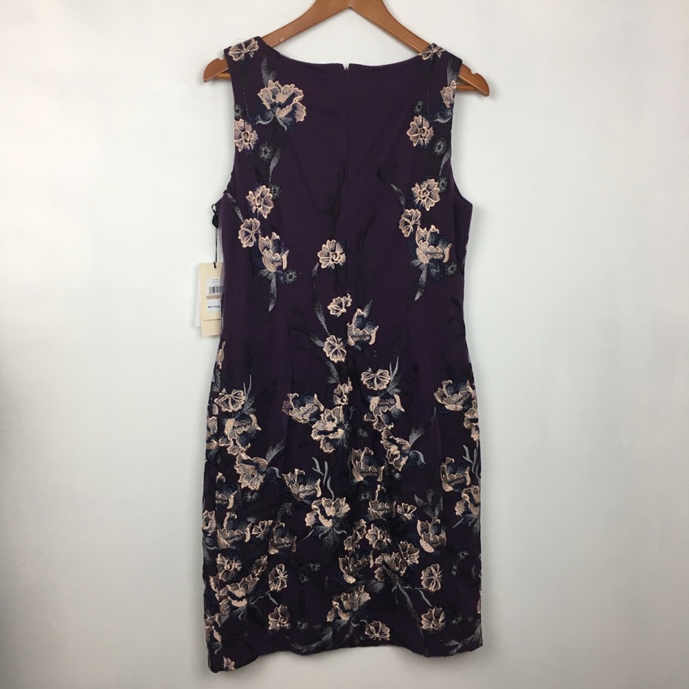 Ivanka Trump Purple Embroidered Dress - Picture 4 of 4